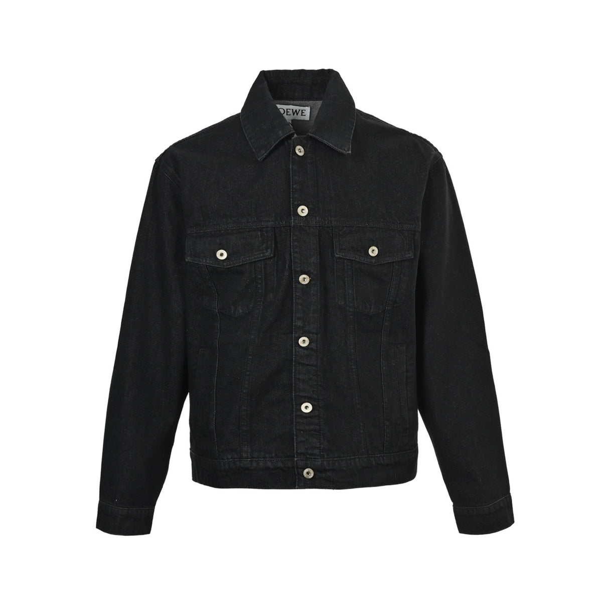 Loewe/Luo Yiwei Anagram burnt flower hollow logo suit denim jacket