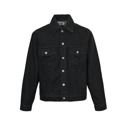 Loewe/Luo Yiwei Anagram burnt flower hollow logo suit denim jacket