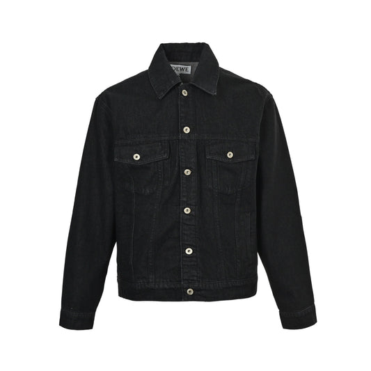 Loewe/Luo Yiwei Anagram burnt flower hollow logo suit denim jacket