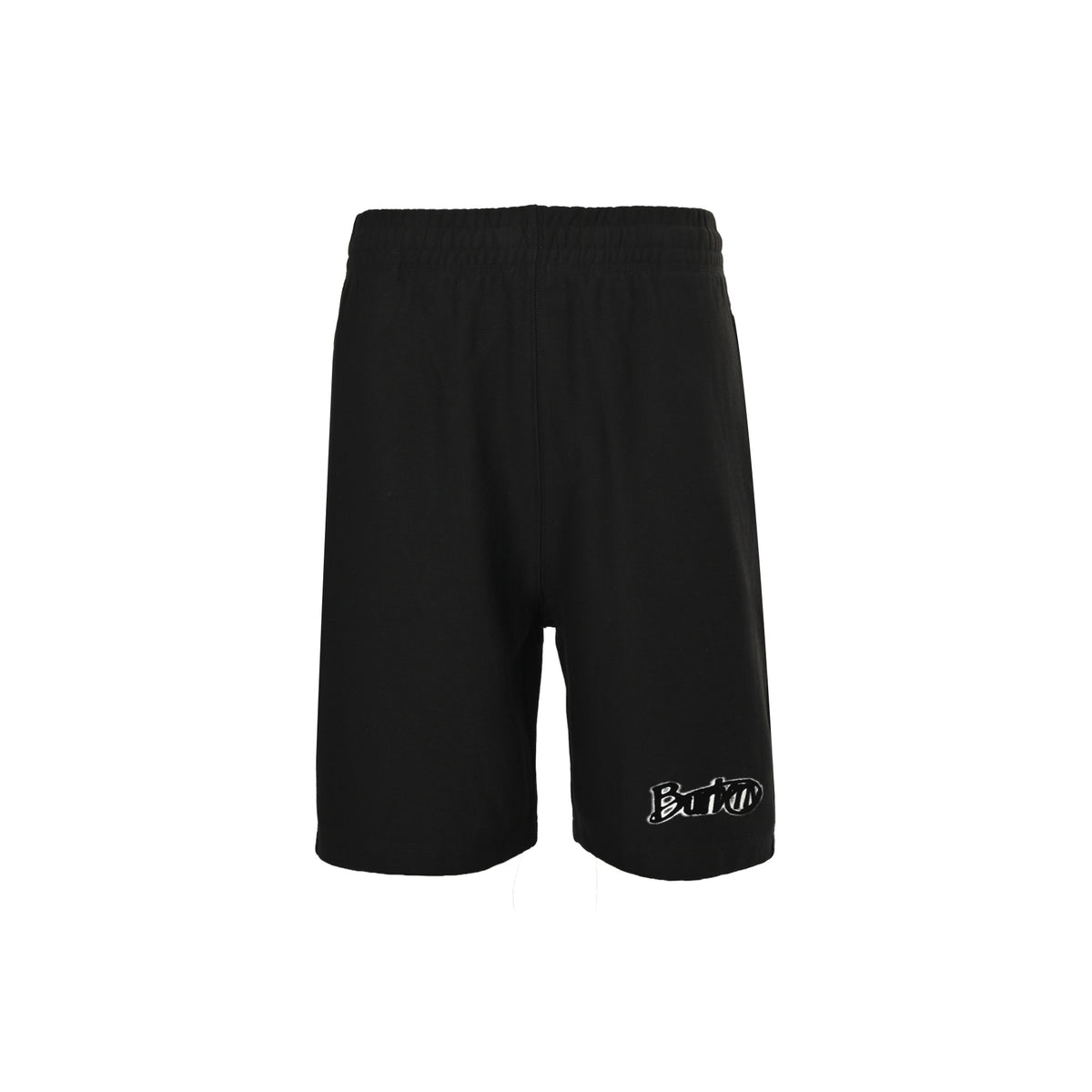 Burberry 25ss cursive letter flocked logo shorts
