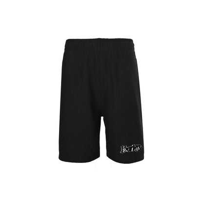 Burberry 25ss cursive letter flocked logo shorts