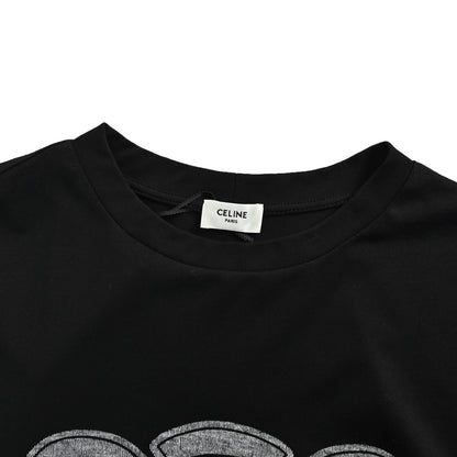 Celine long-sleeved T-shirt with large Arc de Triomphe print on the chest