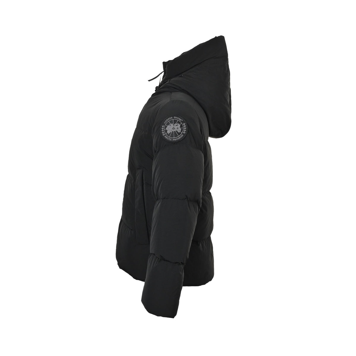 Canada Goose black label hooded down jacket