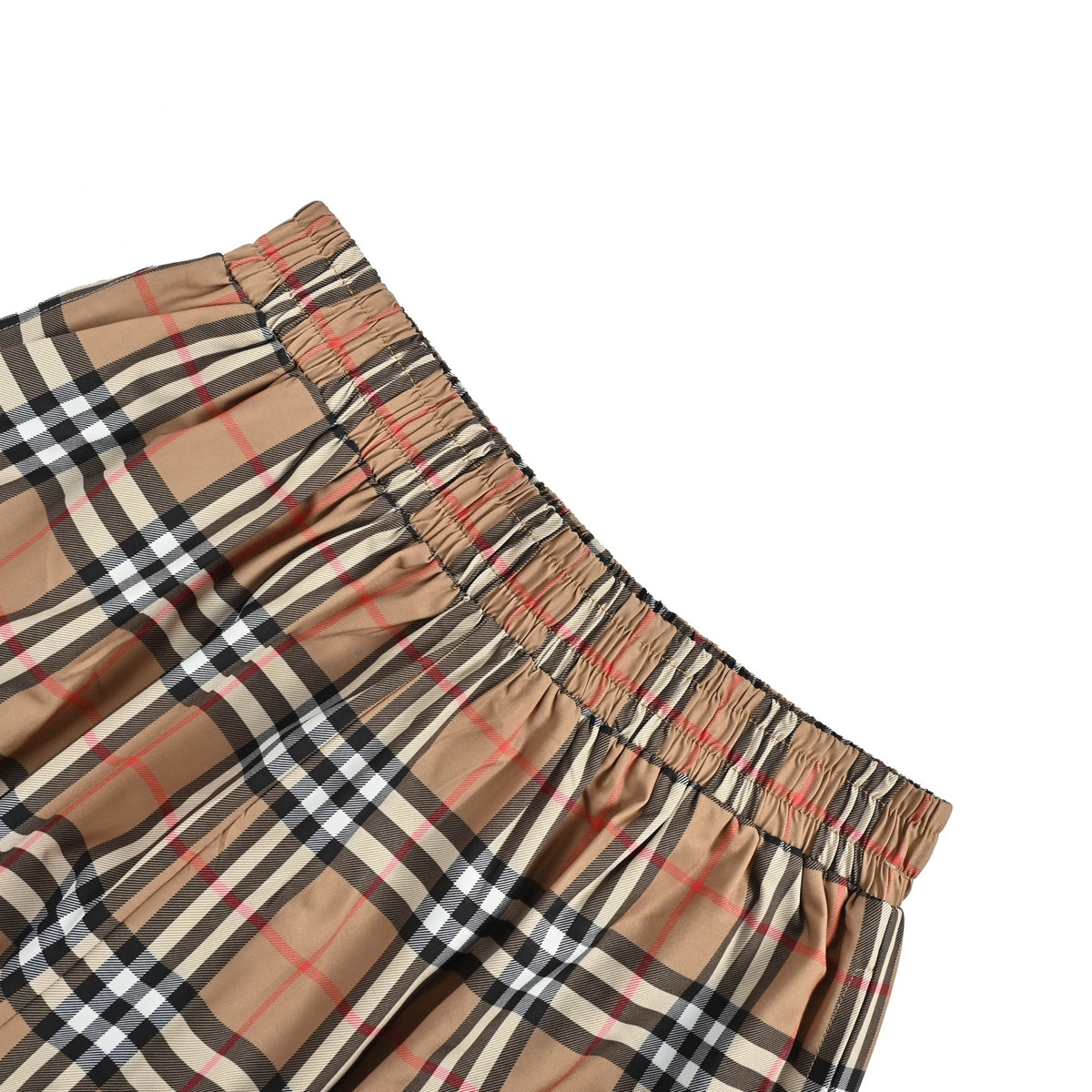 Burberry plaid beach casual shorts