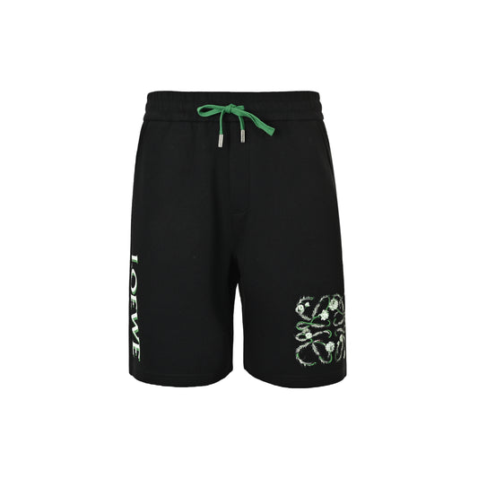 Loewe/Luo Yiwei 26ss flower vine logo printed shorts