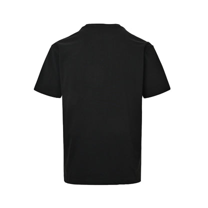 ALEXANDER WANG short sleeves with rubberized letter logo on the neckline