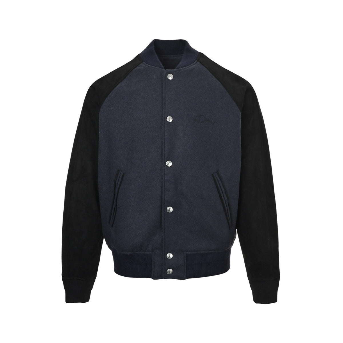 Dior 25Fw signature letter embroidered baseball jacket