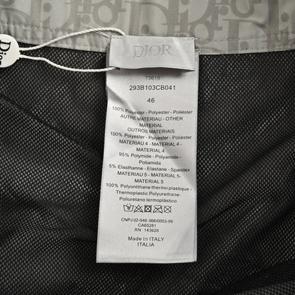 Dior 24ss all-over printed presbyopic letter shorts