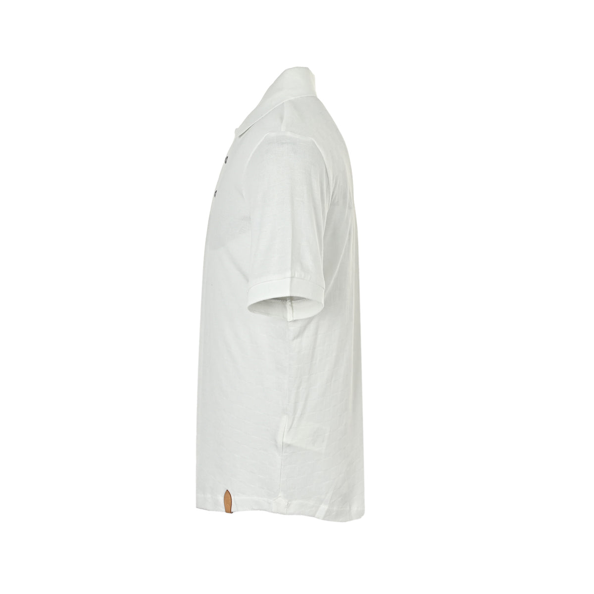LOUIS VUITTON LV Damier silk cotton pique cotton short-sleeved POLO shirt with lower leather label