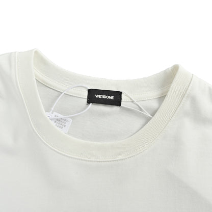 We11 Done graffiti letter print short sleeves