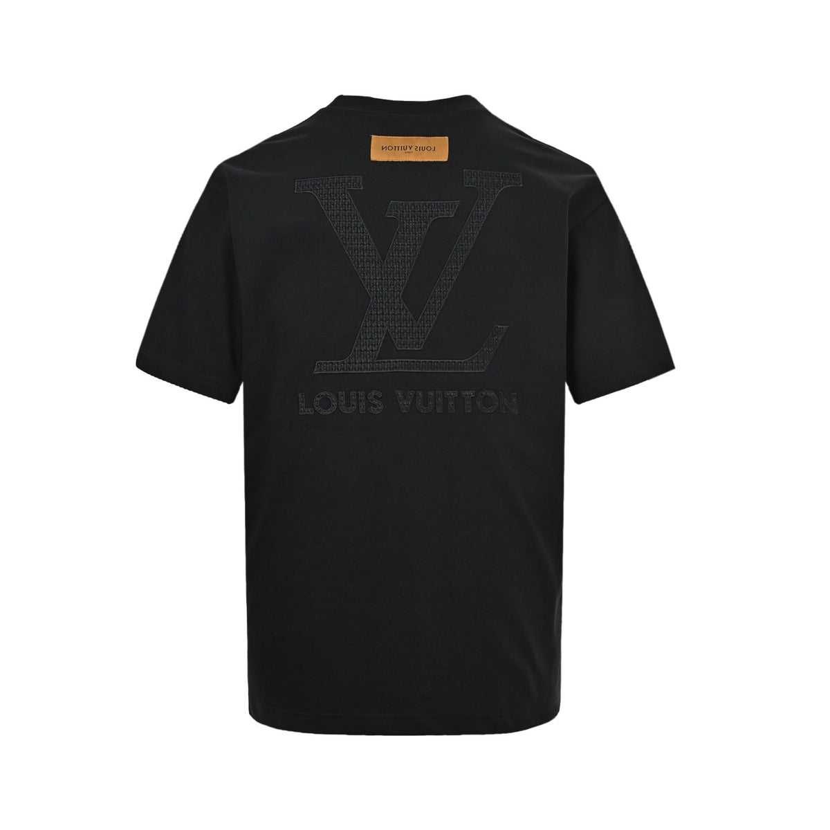 Louis Vuitton chest dark pattern old flower embroidered short sleeves
