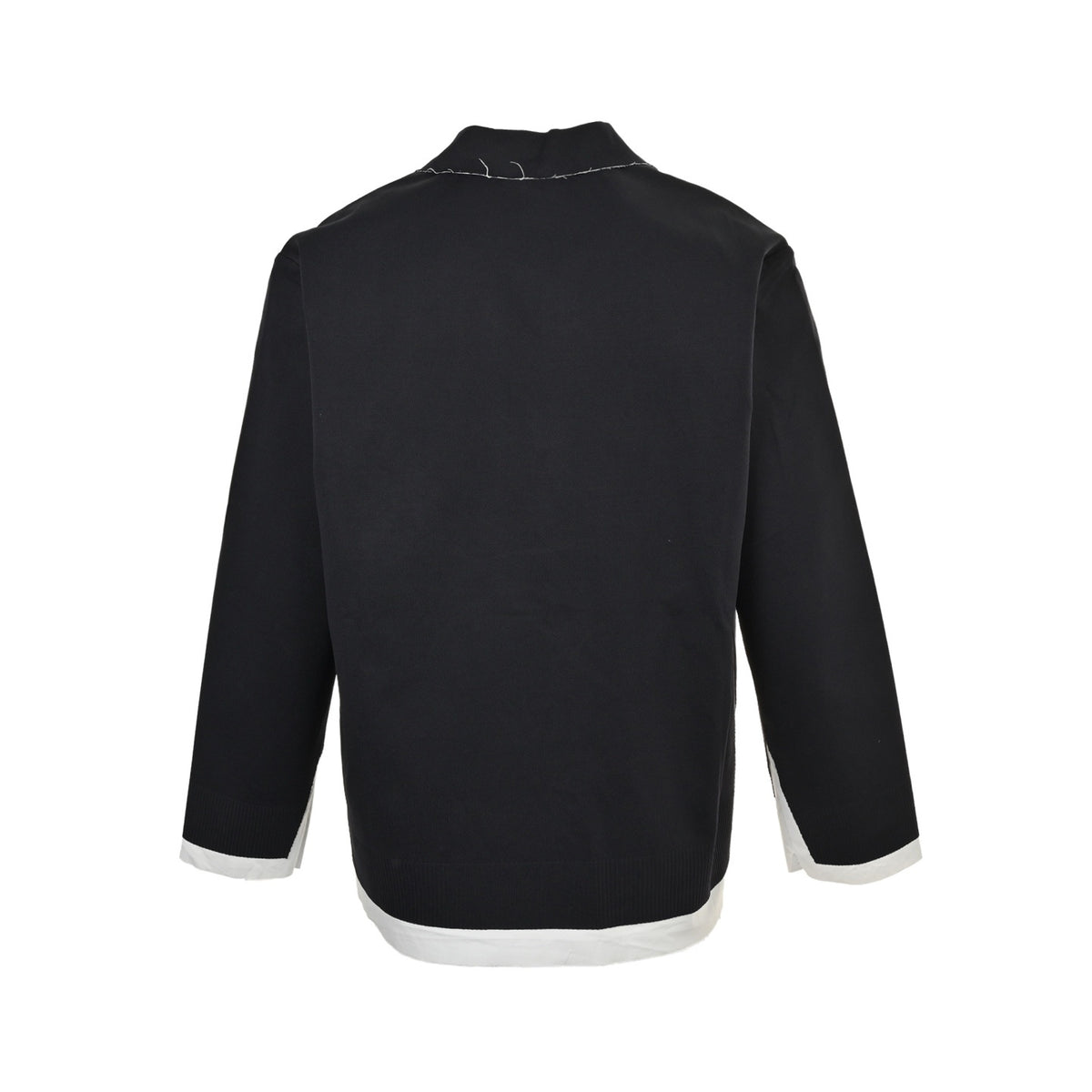 MiuMiu/Miu Miu 25Fw fake two-layer lapel knitted cardigan