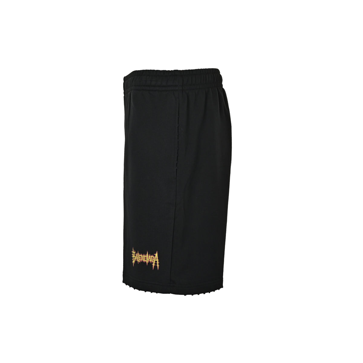 Balenciaga flame letter logo printed shorts
