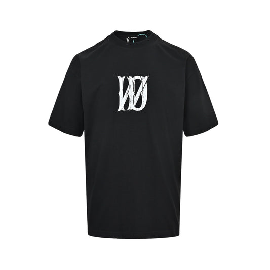We11 Done simple LOGO printed short sleeves