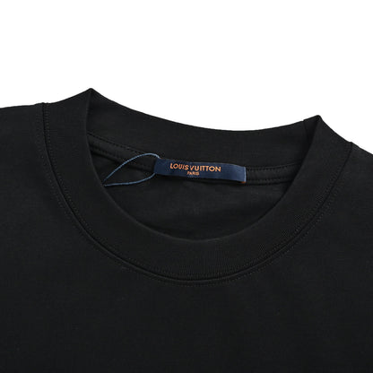 Louis Vuitton embroidered shoes embroidered short sleeves
