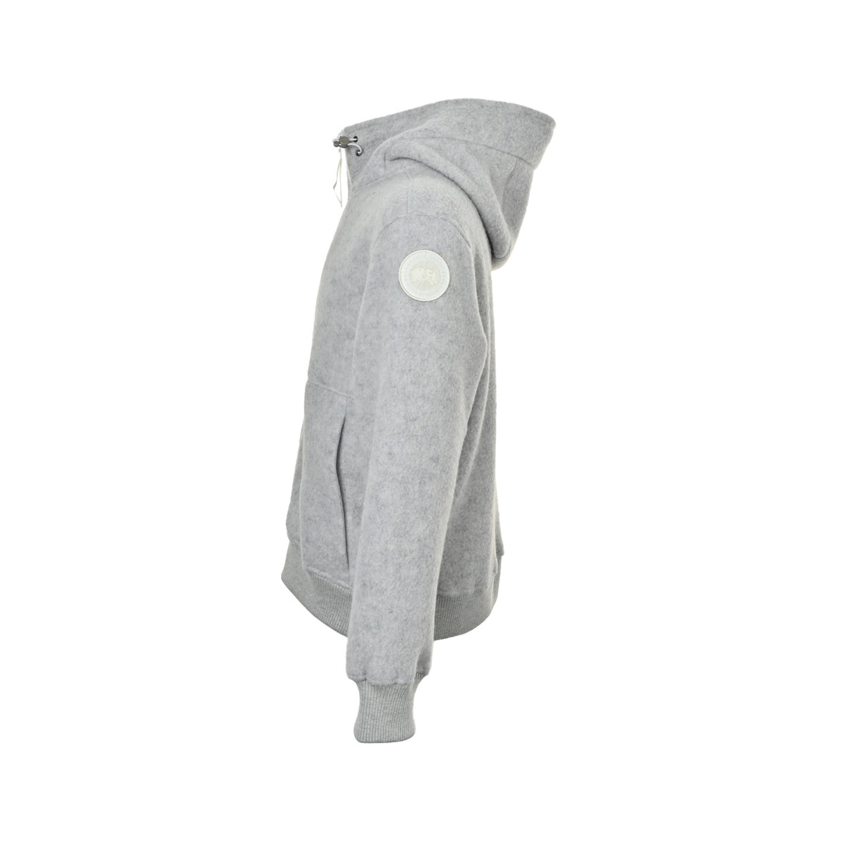 CANADA GOOSE Fleece Sleeve White Label Badge Hooded Jacket