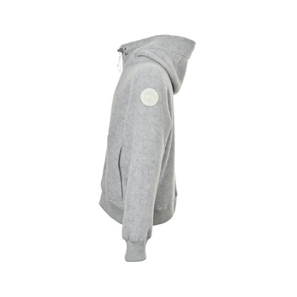 CANADA GOOSE Fleece Sleeve White Label Badge Hooded Jacket