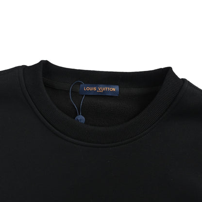 Louis Vuitton 25Fw overlapping logo crew neck sweatshirt