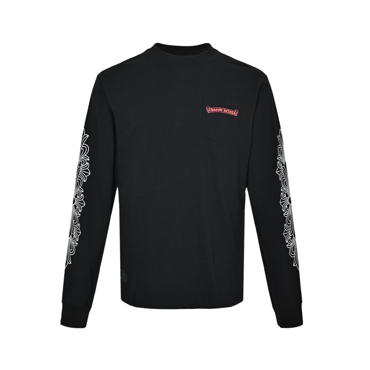 Chrome Hearts/Chrome Heart Lip Print Long Sleeve T-Shirt