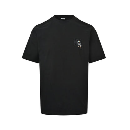 Loewe/Luo Yiwei 23ss guinea fowl embroidered short sleeves