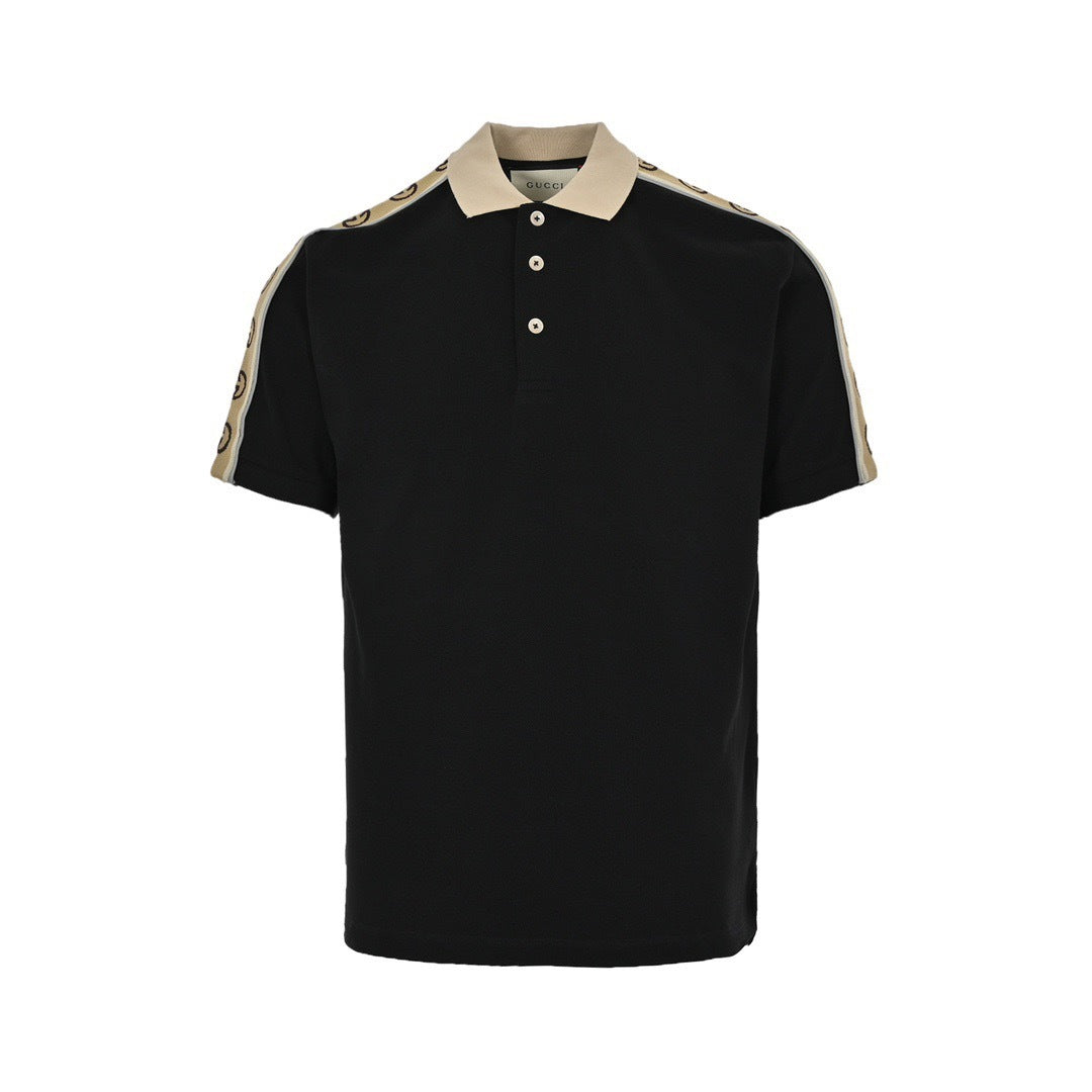 Gucci 20ss reflective webbing Polo short sleeves