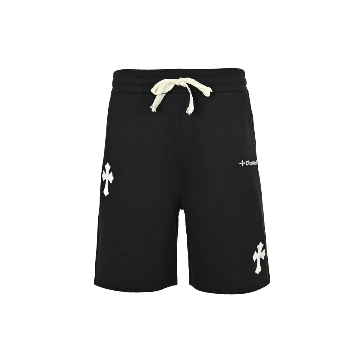Chrome Hearts leather cross shorts