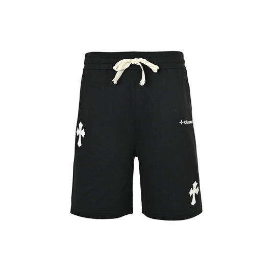 Chrome Hearts leather cross shorts