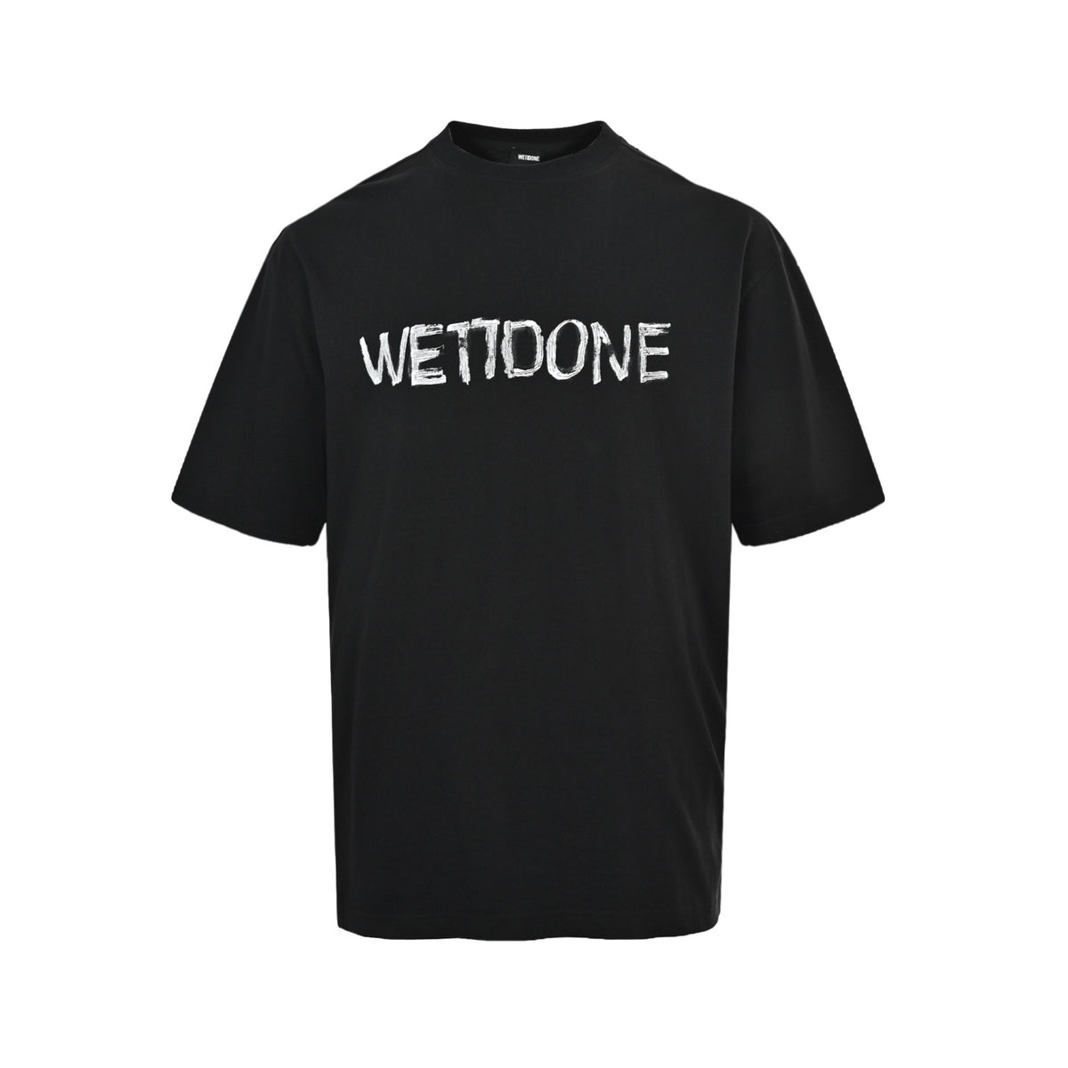 We11 Done graffiti print hand-painted short sleeves