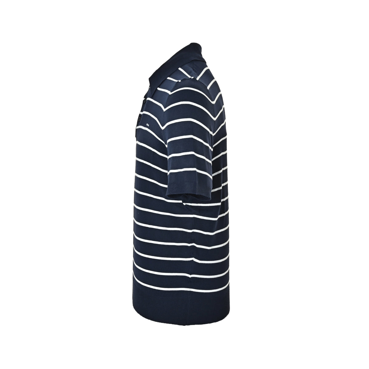 Prada logo striped knitted Polo short sleeves