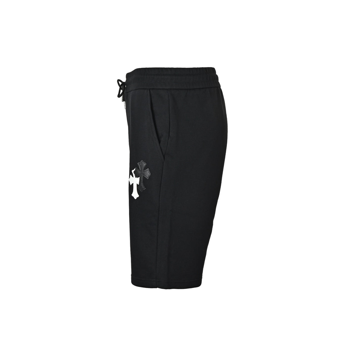 Chrome Hearts/Chrome Heart leather label cross embroidered shorts