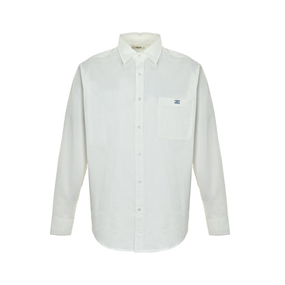 Celine blue label Arc de Triomphe embroidered long-sleeved shirt
