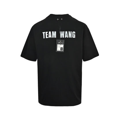 TEAM WANG first generation reflective letter printed short sleeves