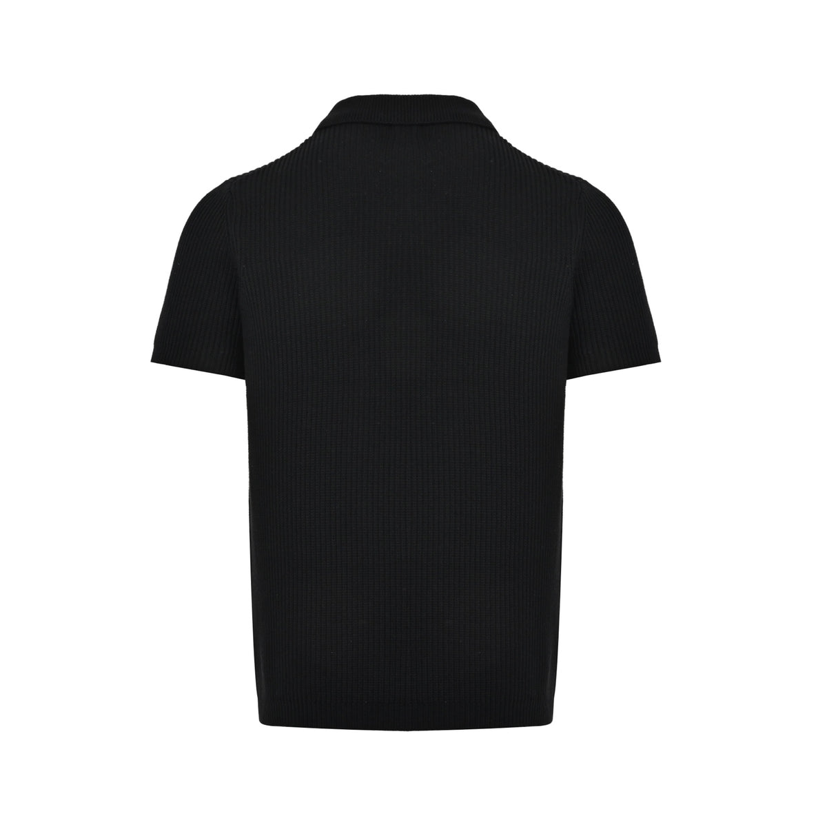 Ralph Lauren Hua bear embroidered half-zip knitted short sleeves
