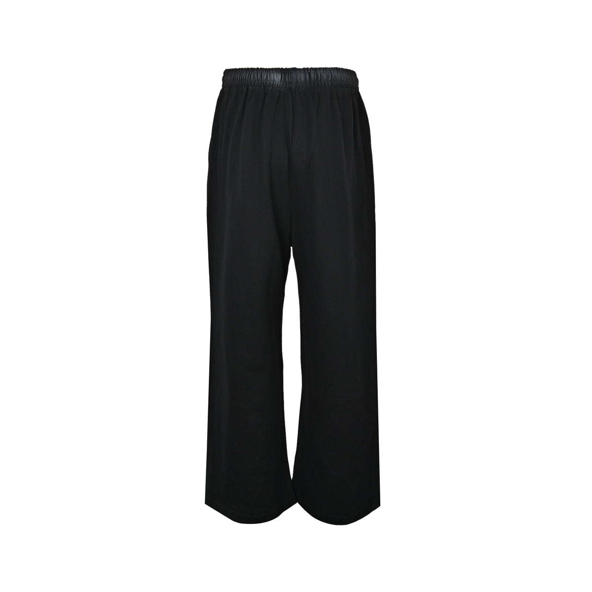 We11 Done colorful spray-edged washed wide-leg trousers