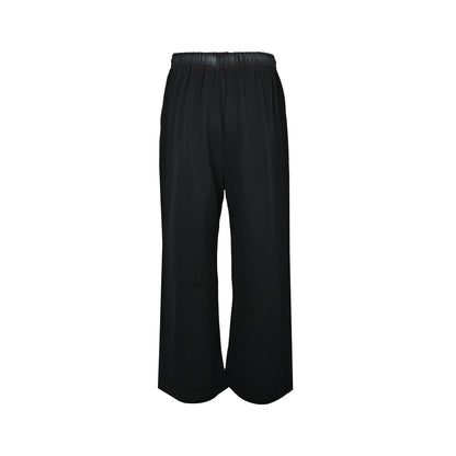 We11 Done colorful spray-edged washed wide-leg trousers