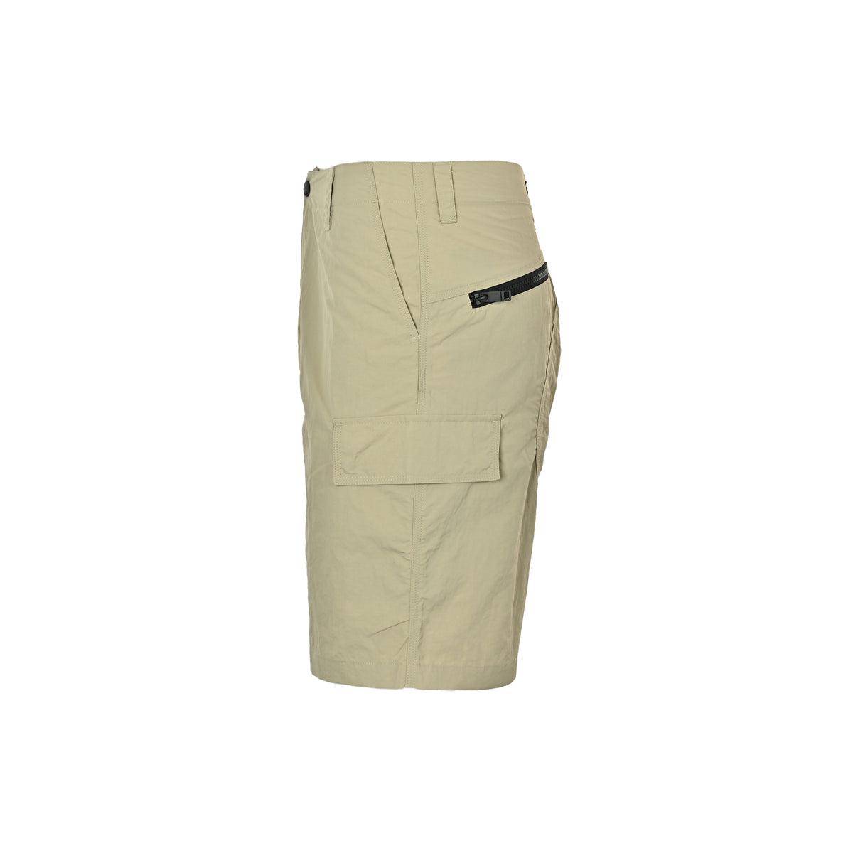 Burberry Knight embroidered nylon diagonal zipper cargo shorts