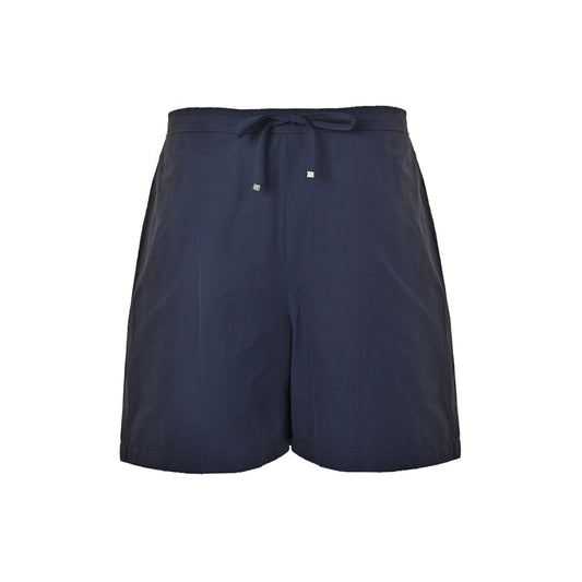 Loewe/Luo Yiwei embroidered hollow linen shorts