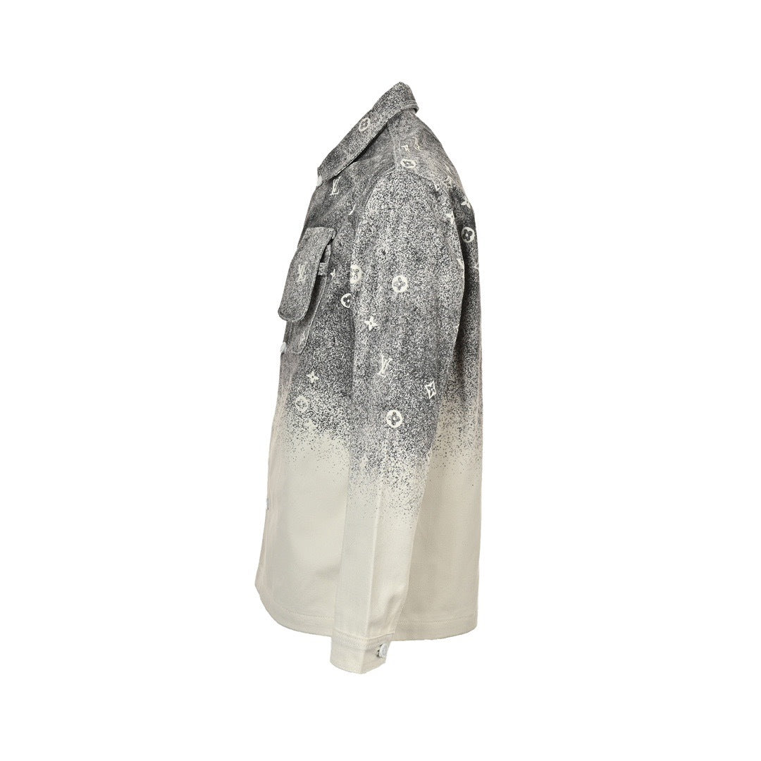 Louis Vuitton starry sky rendering presbyopic gradient denim shirt jacket