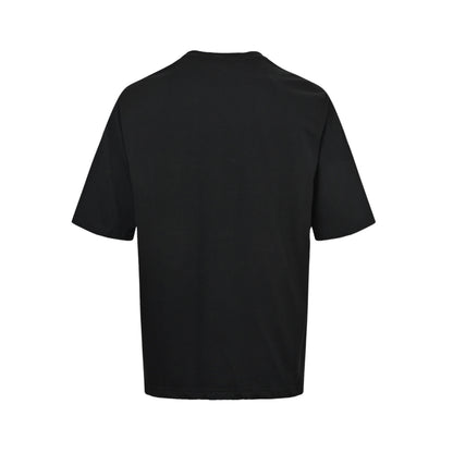 WE11DONE fluorescent graffiti gradient letter print short sleeves