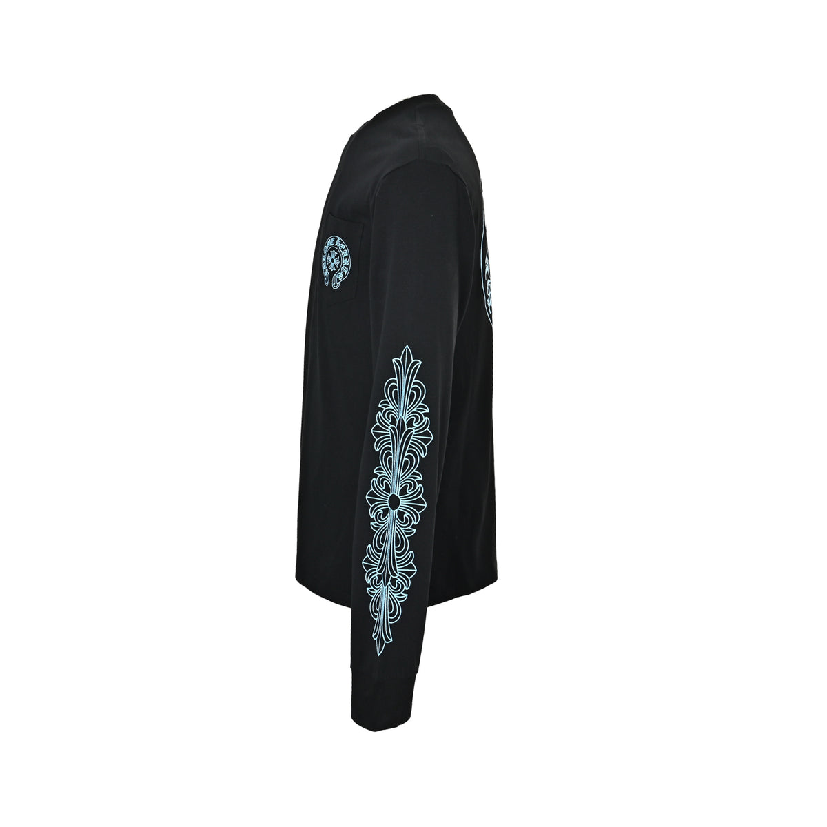 Chrome Hearts/Chrome Heart Sanskrit horseshoe long-sleeved T-shirt