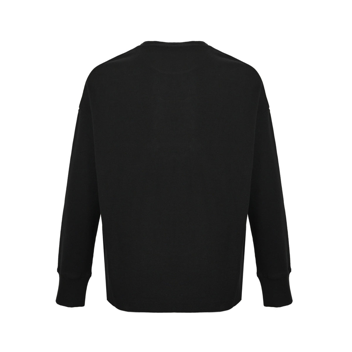Loewe 25Fw logo embroidered waffle long-sleeved sweatshirt