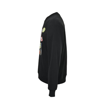 Louis Vuitton 25Fw badge crew neck sweatshirt