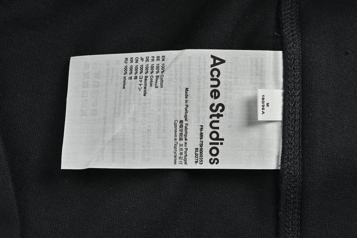 Acne Studios classic logo print short sleeves