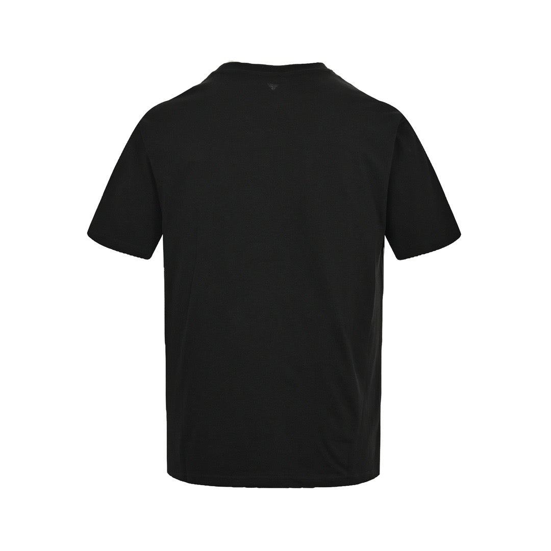 Burberry 24ss flocked war horse print short sleeves