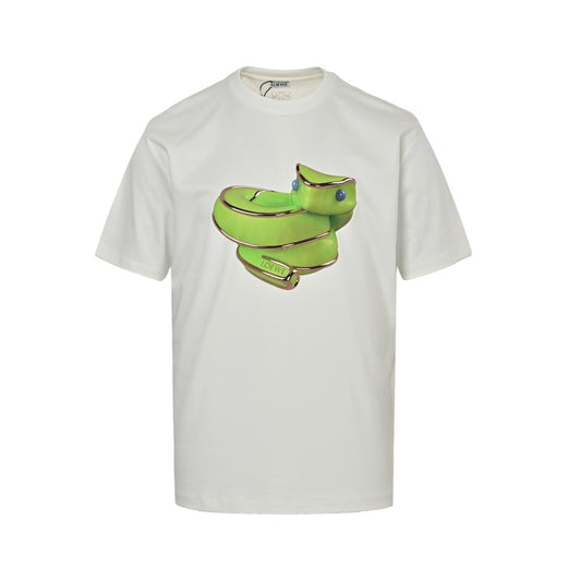 Loewe/Luo Yiwei 25ss Year of the Snake limited print short-sleeve