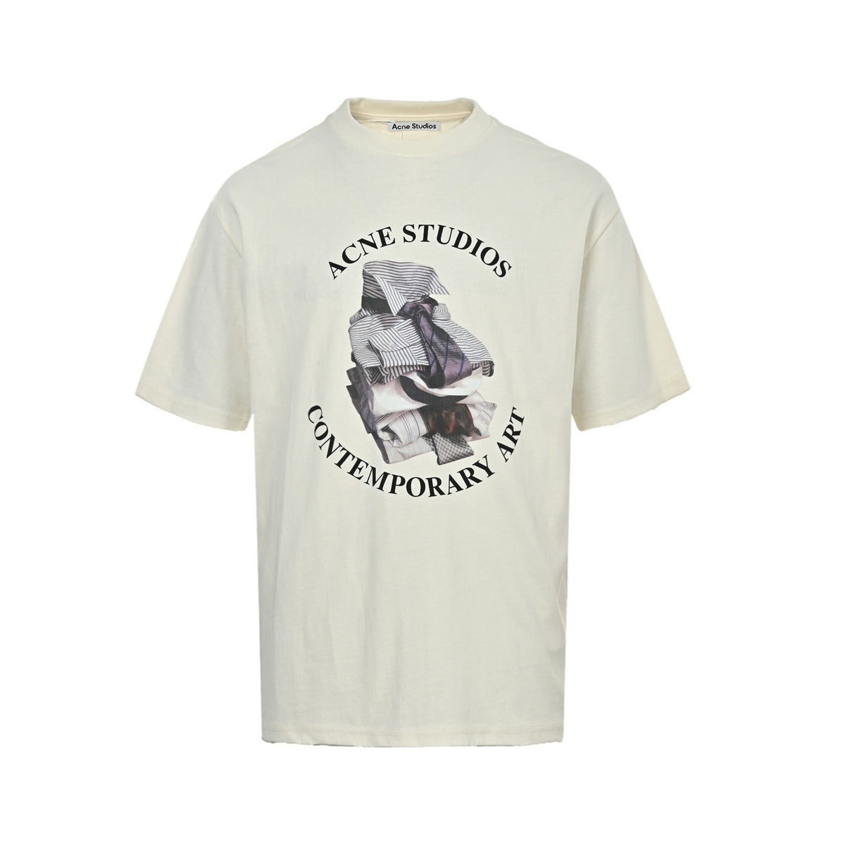 Acne Studios Clothes Printed Short Sleeves