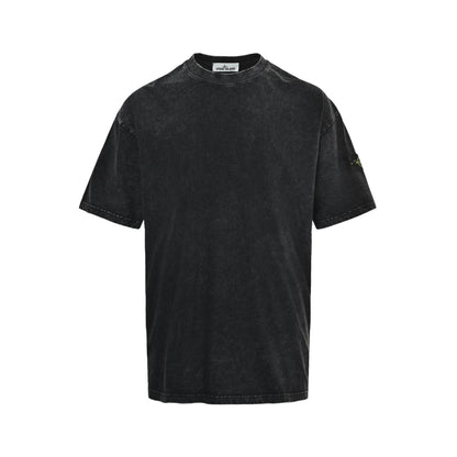 Stone Island classic armband washed short sleeves