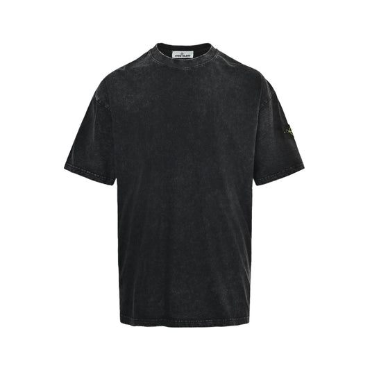 Stone Island classic armband washed short sleeves