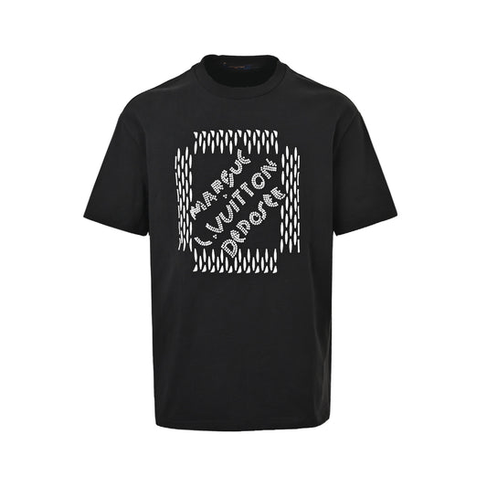 Louis Vuitton beaded embroidered short sleeves