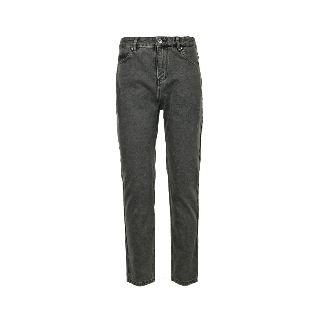 Burberry 23Fw wheat ear embroidered jeans